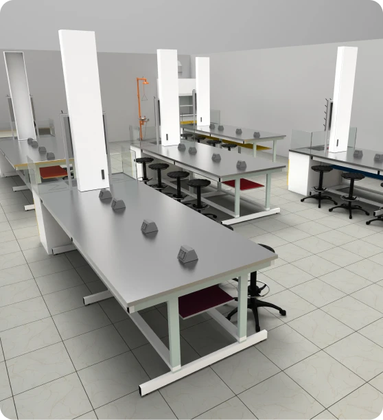 Mesas para laboratorio