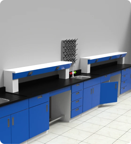 Repisas para laboratorio de acero inoxidable